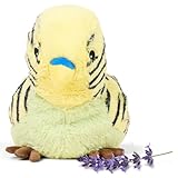 warmies Microwavable & Weighted Stuffed Animals, Green Parakeet - Heated Stuffed Animal Plushie for Warmth & Comfort - Cute Soft Plush Toys for Adults & Children (Boys, Girls, Babies & Toddlers)