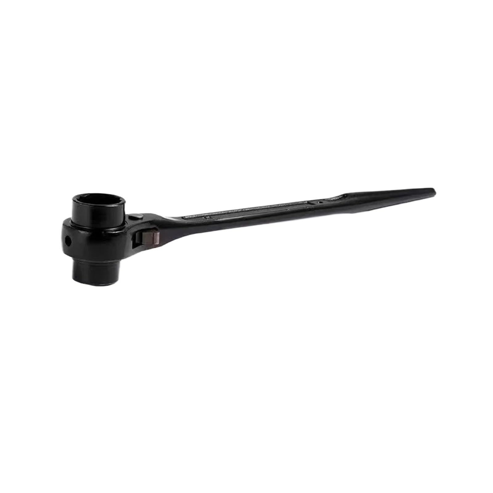 Ratchet Podger Spanner Wrench Black Double Ended Socket Ratcheting