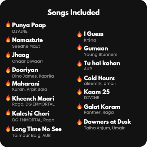 Image of Funk You Store Desi Hip Hip (DHH) Polaroids Mini Posters (Set of 15) Polaroid Size (8 x 6 cm) Seedhe Maut, DIVINE, Talha Anjum, Arpit Bala, Chaar Diwaari Posters for Phone Accessories