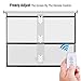 Motorized Projector Screen with Remote Control, ExquizOn Ceiling Wall Portable Projector Screen 100 inch 16:9 1.2 Gain AUTO Electric HD 4K Indoor Outdoor for Family Home Theater and Office