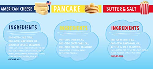 Like Air Baked Puffcorn (Variety Pack) | 3 Large Multi-Serve Bags | Unique & Delicious | Nothing Artificial