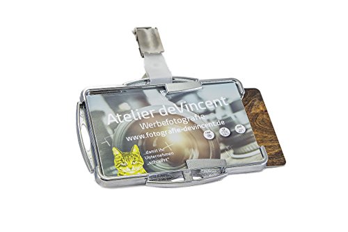 Preisvergleich Produktbild KARTENHALTER mit RFID-Schutz (Duo mit Clip)