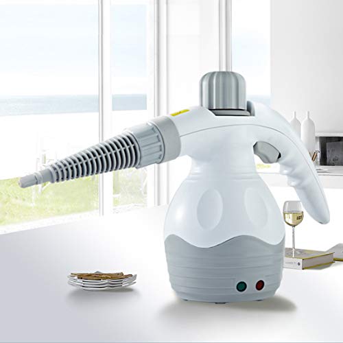 LTLWSH Vaporeta de Limpieza de Mano Portátil Multiusos Vaporizador Limpiador a Vapor con 9 Accesorios para Quitar Manchas en Tapicería de Coche, Hogar, Cocinas, Alfombras, Cristales, Sofá,Verde - imagen 8