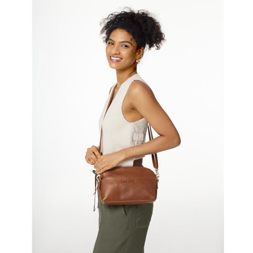 S-ZONE Genuine Leather Crossbody Bags for Women Small Leather Purses Vintage Crossbody Handbag Designer Shoulder Bag3