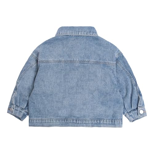 LUBOT Kids Customized Embroidered Denim Jackets – Birthdays Gift for Boys and Girls Suitable for Outdoors and School3