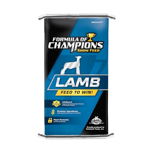 Formula of Champions Cherry Krave Lamb Creep Medicated Mini Pellet for Show Lambs, 50 lb