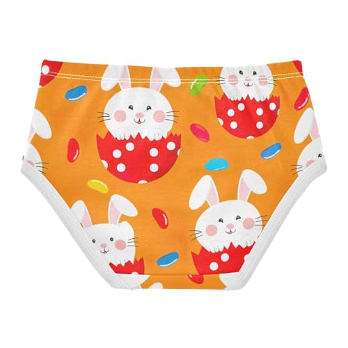 Colorful Girls Underwear Toddlers 2t Cotton Cute Panties Girl Cute Rabbits White Easter Bunny Briefs Kids Undies2