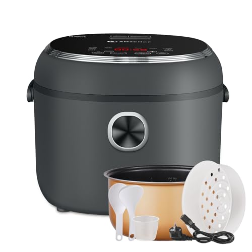 AMZCHEF Mini Cuociriso 4L Multicooker per 5 Persone, 8 Tazze...