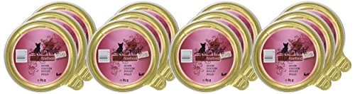 catz finefood Katzenfutter nass feine Filets No. 403 Huhn in Jelly - getreidefreies Nassfutter für Ihre Katze ohne Zucker - Katzennassfutter vom Feinste in Gelee, 85 g (12 er Pack)