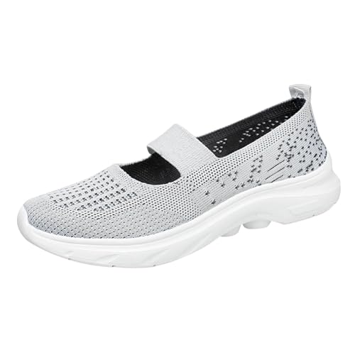 Zapatillas transpirables de mujer con suela suave para caminar sin peso