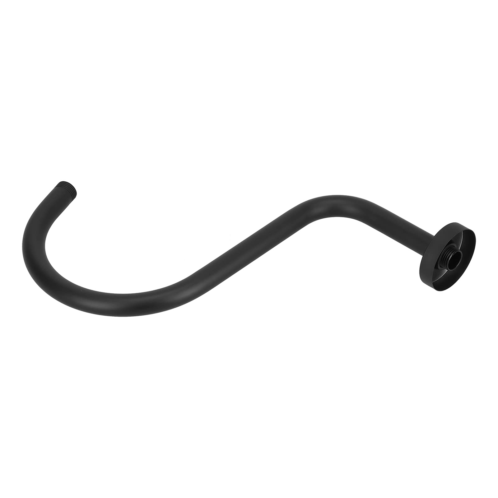 Natudeco Pommeau De Douche Bras D'extension En Forme De S Col De Cygne Tuyau De Pommeau De Douche En Acier Inoxydable NPT Bras De Pommeau De Douche