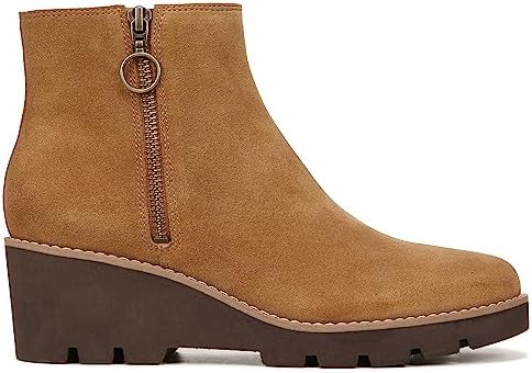 Vionic Hazal Women's Ankle Boot - Stylish And Suppor Cognac Suede - 6.5 Medium | Image 4