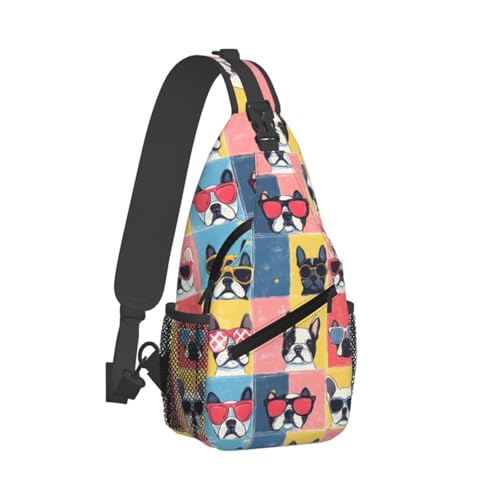Sac à bandoulière bouledogue français pour garder vos mains libres en voyage