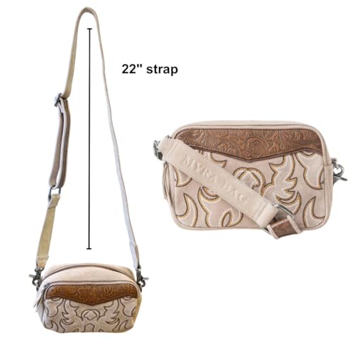 Myra Bag Western Leather Shoulder Bag for Women - Cowgirl Boho Country Crossbody Purse4