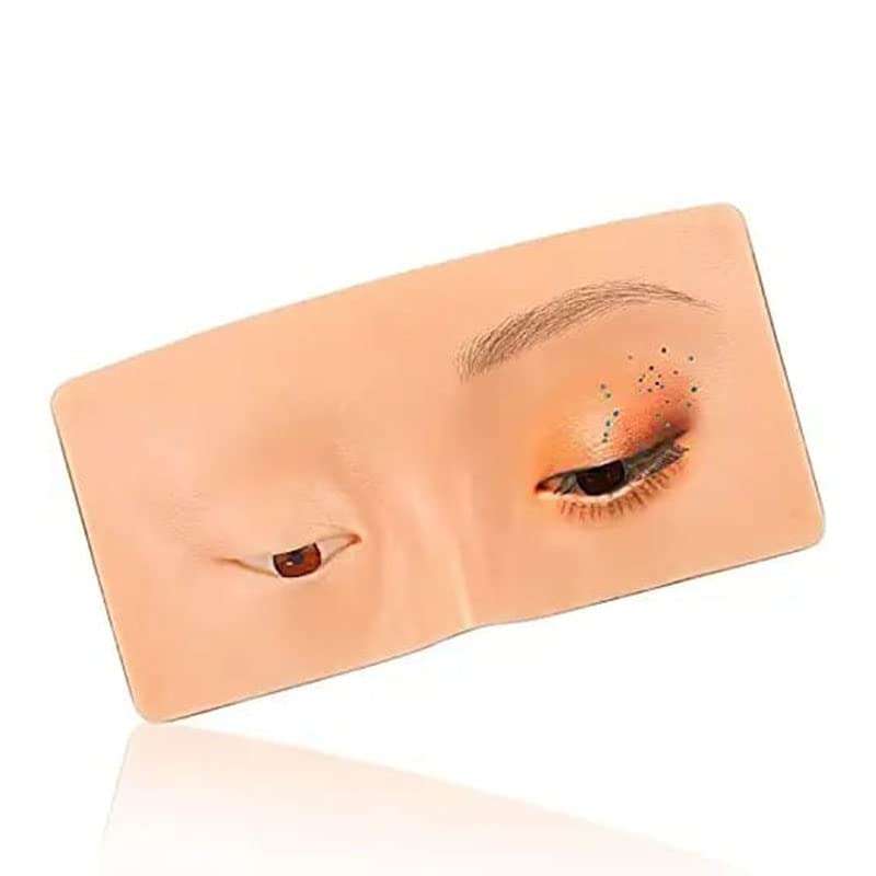 Veoni Belle Makeup Practice Face Eyes Board 3D Eye Makeup Practice Board For Beginner Makeup Artist Silicon Makeup Practice Skin Board (Pink Undertone)-image-31