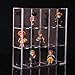 ELEpure Espositore in Acrilico a 3 Livelli con scalini, Organizer per mensole per Scale Trasparenti Decorazione da Collezione per espositore di Figure (Montato su vetrina (28 cm x 7,5 cm x 26,7 cm))