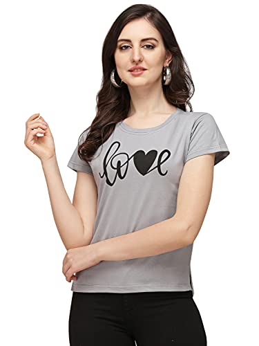 Image of DHRUVI TRENDZ Women Tops | T Shirt for Women | Tops for Jeans for Women | Western Tops for Women Stylish | T-Shirt for Women