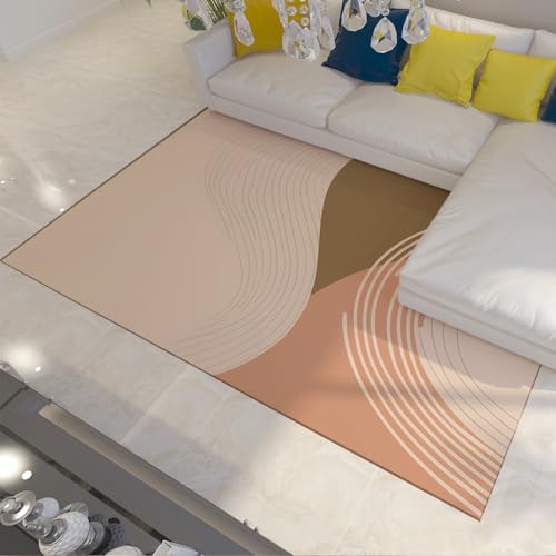 Tapis de salon lavable en machine 90x150cm doux et résistant