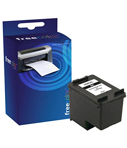 FREECOLOR Freecolor HP563EE-INK-FRC Black Ink Cartridge - Compatible with DeskJet 3050, 3052, 3055, 3000, 2510, 1050, 1055, 2050, 1000 - Cost-Saving (Third-Party/Compatible)
