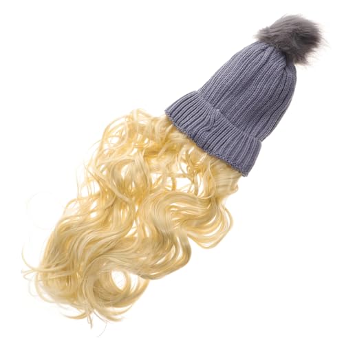 Bonnet de perruque femme solution pour cheveux clairsemés en hiver