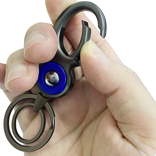 Idakekiy Key Chain Zinc Alloy With 2 Key Rings Premium Car Business Keychain For Men And Women #TOP2