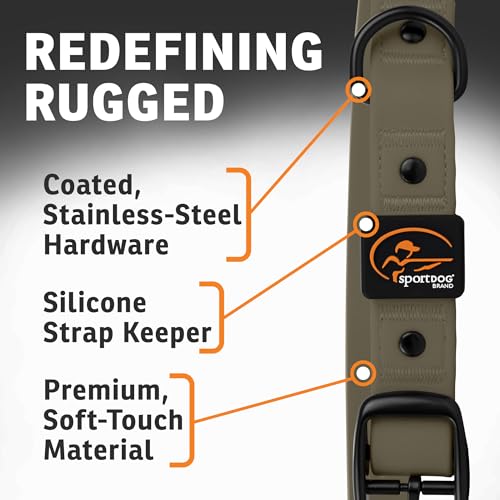 SportDOG Rugged Utility Dog Collar, Moss Green, Medium - image 3