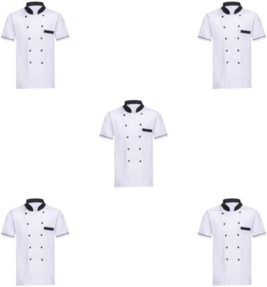 Classic Unisex Chef Coat Jacket for Catering Kitchen Elegant and