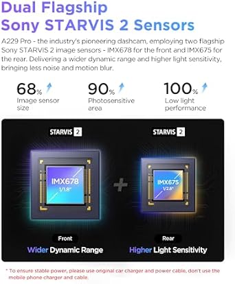 Bundle: VIOFO A229 Pro 3CH + 256GB Card+ HK4 Hardwire Kit with 8pcs Fuse Tap 3 Channel 4K HDR Dash Cam, Dual STARVIS 2 Sensors, 4K+2K+1080P Front Inside and Rear Car Camera