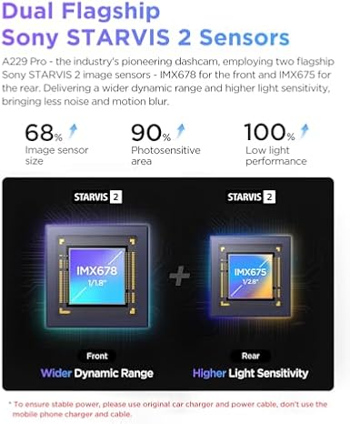 Bundle: VIOFO A229 Pro 3CH + 256GB Card+ HK4 Hardwire Kit with 8pcs Fuse Tap 3 Channel 4K HDR Dash Cam, Dual STARVIS 2 Sensors, 4K+2K+1080P Front Inside and Rear Car Camera