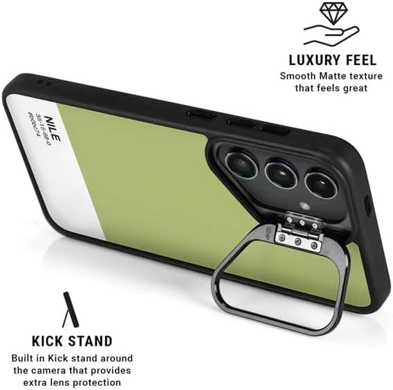 Skinit Kickstand Phone Case Compatible with Galaxy S24 FE - Nile Color Palette Design