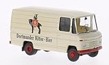  Mercedes L 406D Kasten, Modellauto, Fertigmodell, Brekina 1:87