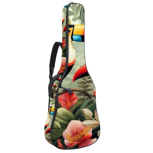 Sac pour guitare folk au motif toucan idéal pour vos répétitions et voyages