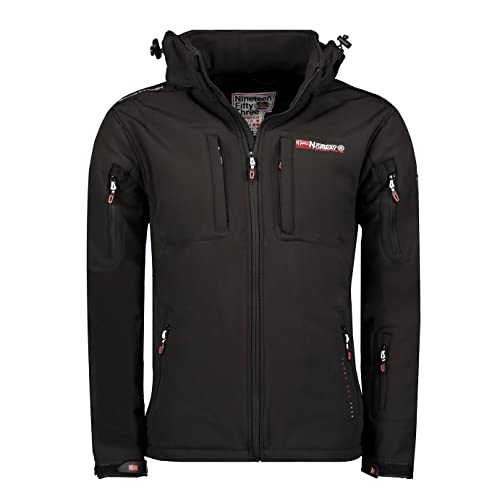 Geographical Norway Tunarama_Men Softshell Hombre, Negro, L