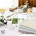 Wedding Guest Book With Clear Photo Corners Self Adhesive Stickers - Linen Photo Guestbook to Sign at Bridal Shower or Wedding Reception Party - 100 Pages - Half Blank and Lined Thick Paper Books
