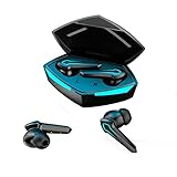 New Wireless Earbuds Bluetooth 5.0 Headset, IPX7 Waterproof, Low Latency Noise Cancelling Gaming Earbuds,Cool Breathing Light，3D Stereo Audio Full Touch Screen Headset with Microphone