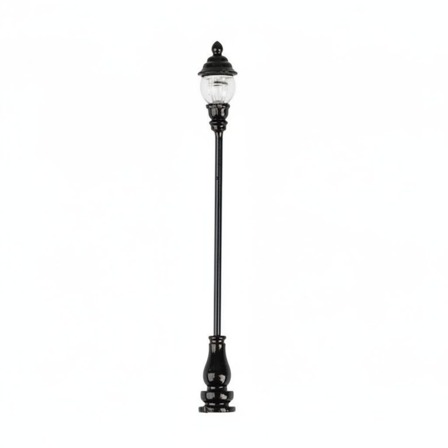Realistic Intricate Mini Street Light Model Decorative Miniature Street Lamp Vintage Design Miniature Lamp Post Sturdy for Modelers, Hobbyists, Crafters, Architectural Models, Dioramas, Dol-image-16