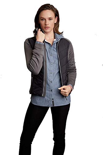 HI-TEC Women's Paradise Lightweight Fleece Full Zip Jacket, Magnet, Large