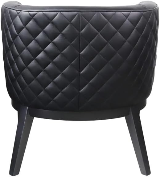 Boss Office Products Black Boss Office Ava Quilted Guest, Accent Or Dining Chair, 29" d x 25.5" w x 28" h (B529QBK-BK)