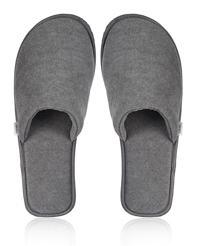 Image of Men's Home Slippers Winter House Indoor Bedroom Room Soft Warm Woolen Cloth Slippers Comfortable Lightweight Anti Skid