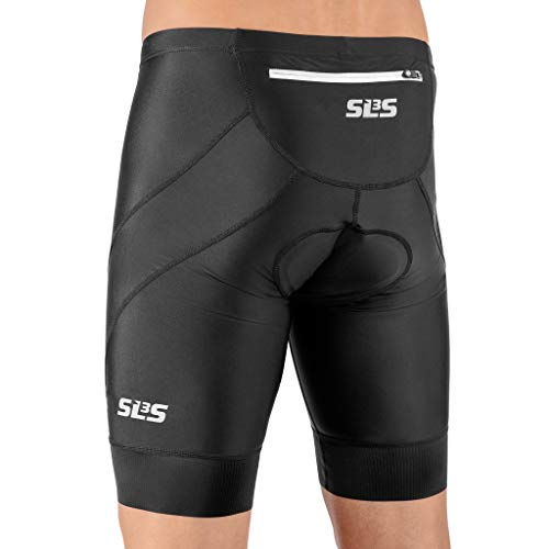 SLS3 Triathlon Shorts Men - Tri Short Mens – Mens Tri Shorts - Men's Triathlon Short FX Z Black Edition (Small)2