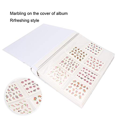 Uxsiya Professionelle leichte Nagelaufkleber Album Nagelabziehbilder Aufbewahrungsalbum für Nagelabziehbilder für den… – Bild 7