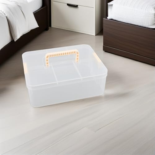 Boîte de rangement transparente Toyvian en plastique solide durable - 6