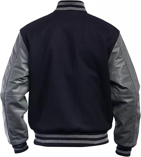 Image of Letterman Varsity Jackets for Men, Baseball Bomber Jackets, High School Letterman Jackets, Warm Wool Outerwear