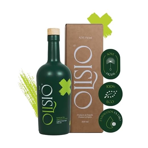 OLISIO Aceite de Oliva Virgen Extra Ecologico | Aceite Picual - Aceite de Oliva Prensado en Frio - Aceite de Oliva Recoleccion Temprana - Producido de Manera Sostenible