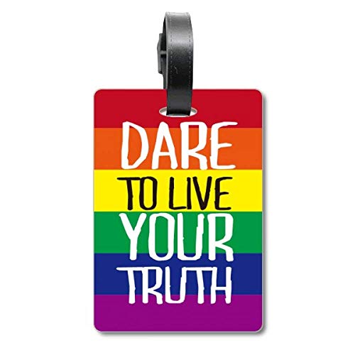 Étiquette valise LGBT arc-en-ciel pour ne plus jamais perdre votre sac