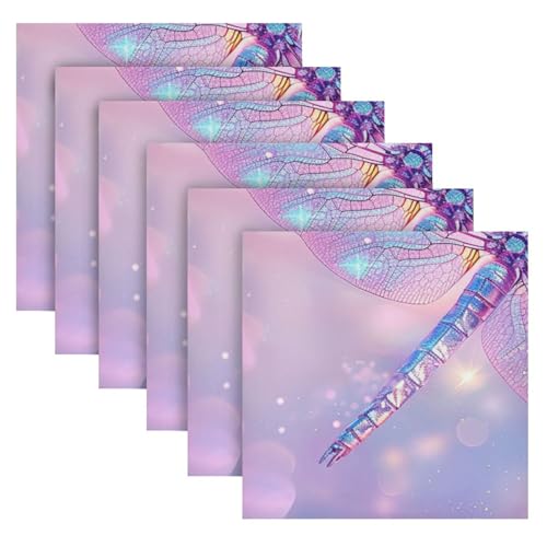 Juego de 6 Servilletas de Tela Multicolor 20x20 pulgadas miniatura 2