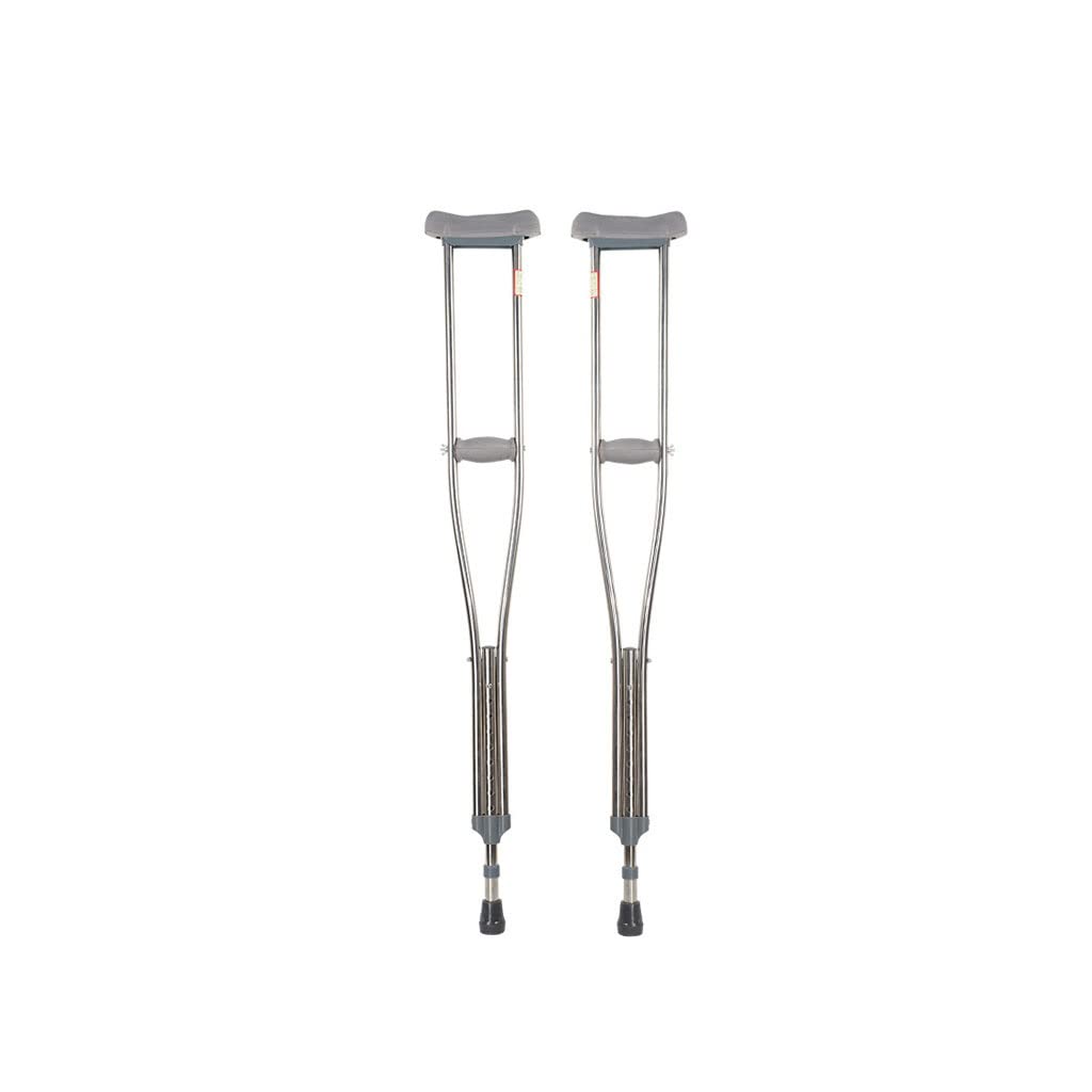 GCX- Muletas Antideslizantes for Axilas, muletas Ajustables de múltiples Posiciones, Andador Ligero de aleación de Aluminio Firma (Size : 118-138cm)
