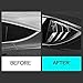 Rear Side Window Louvers Compatible with Tesla Model Y 2020-2023 Air Vent Scoop Shades Cover Blinds (Glossy Black)