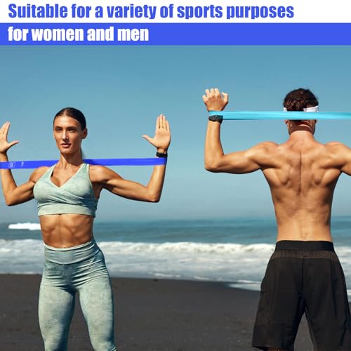 Image of Deekin 20 Pcs Resistance Bands for Women Men 10-115 Lbs 5 Different Resistance Levels Loop Exercise Bands for Leg Working Gym