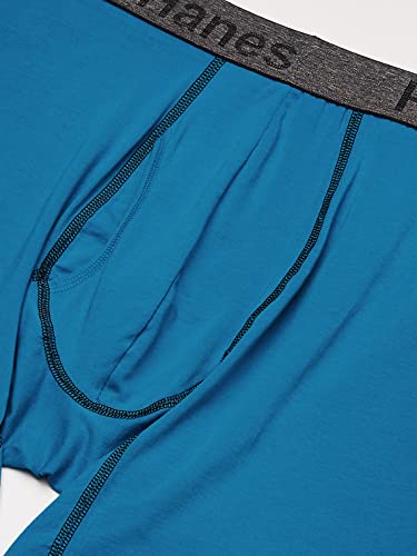 Hanes Men's Boxer Briefs Pack, Moisture-Wicking Cotton Blend Underwear 3-Pack, Foulsmell-Control Sexy Boxer Briefs, 3-Pack #TOP5